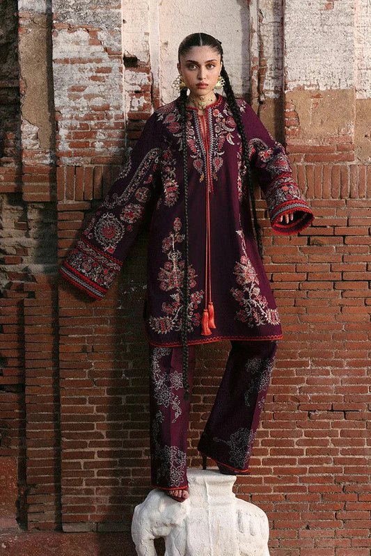 Hussain Rehar - Jugnu Khaddar Autumn Winter Edit 2 - Laleh-1209 - Unstitched