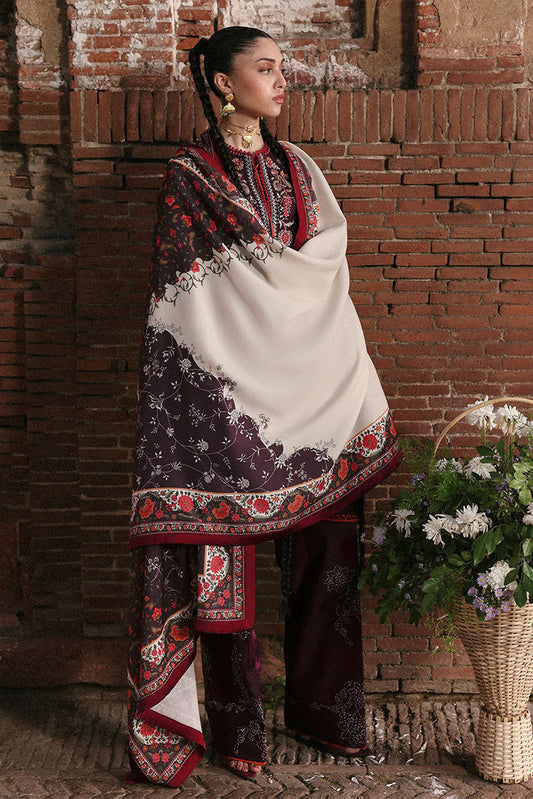Hussain Rehar - Jugnu Khaddar Autumn Winter Edit 2 - Laleh-1209 - Unstitched
