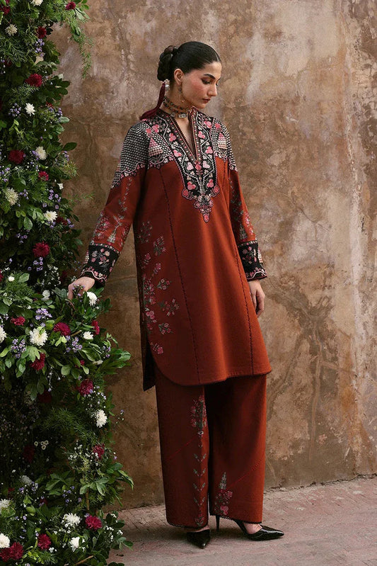 Hussain Rehar - Jugnu Khaddar Autumn Winter Edit 2 - Parsa-1212 - Unstitched