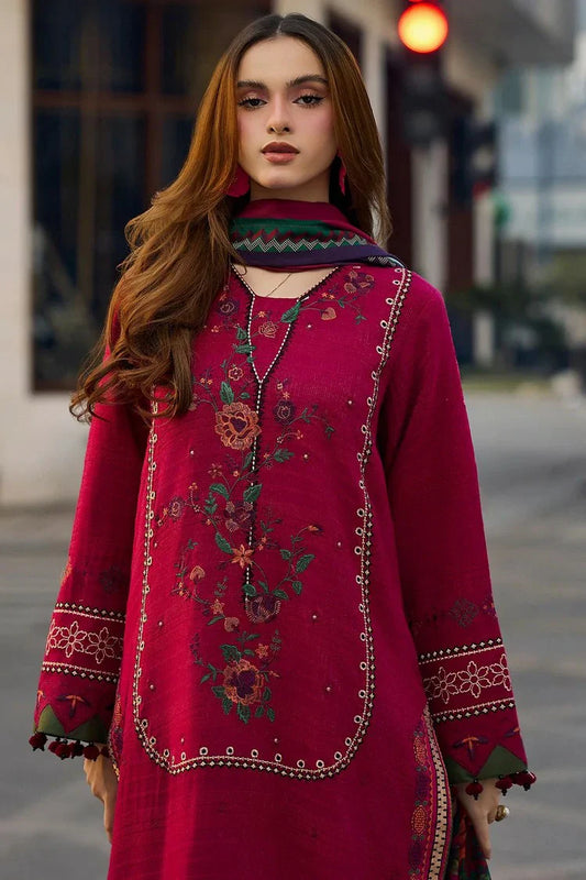 Charizma - Poshima Embroidered Peach Leather Collection Vol 2 - PSW5-09 - Unstitched
