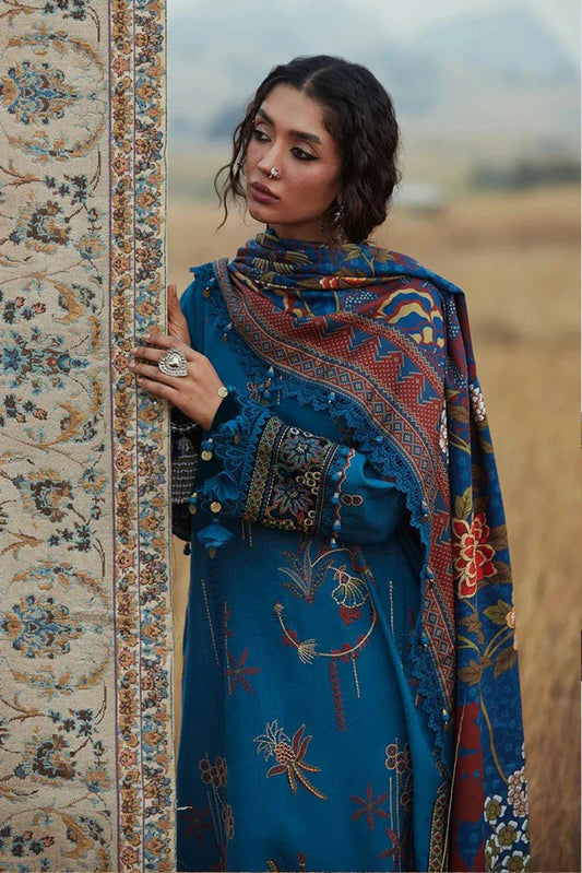Saira Rizwan - Heritage Khaddar Karandi Collection - SAHAR-10 - Unstitched