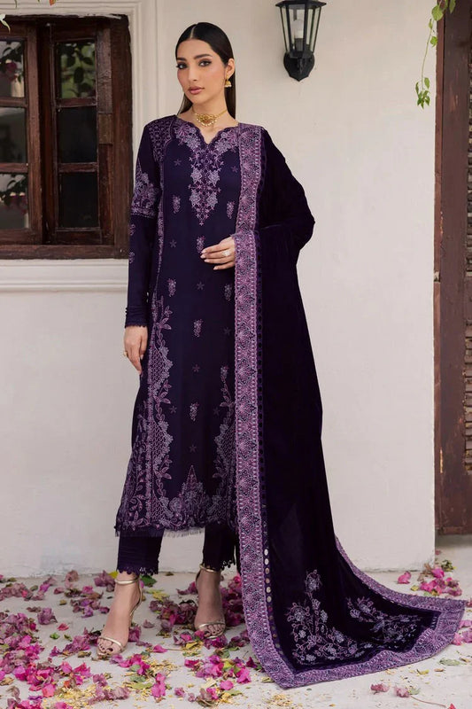 Nureh - Exclusive Luxury Unstitched Peach Leather Collection Vol 4 - NE-198 - Unstitched