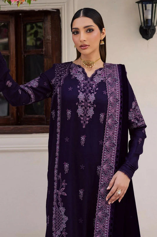 Nureh - Exclusive Luxury Unstitched Peach Leather Collection Vol 4 - NE-198 - Unstitched