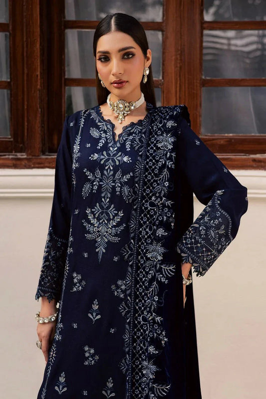Nureh - Exclusive Luxury Unstitched Peach Leather Collection Vol 4 - NE-200 - Unstitched