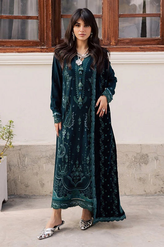 Nureh - Exclusive Luxury Unstitched Peach Leather Collection Vol 6 - NE-213 - Unstitched