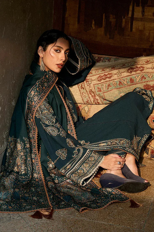 Hussain Rehar - Jugnu Karandi Unstitched AW 25 Edit 3 - LD1180-Niva - Unstitched