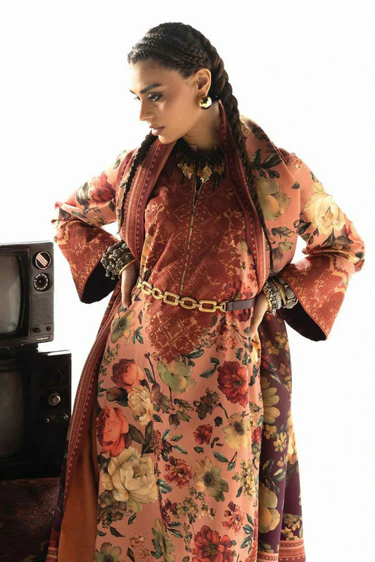 Zainab Chottani - Winter Shawl Collection - 10 Abibi - Unstitched