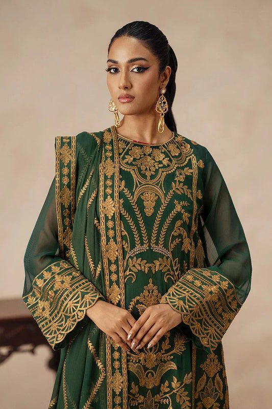 Freesia - Mehrun Luxury Chiffon Collection - FSU-5618 Jasmine - Unstitched