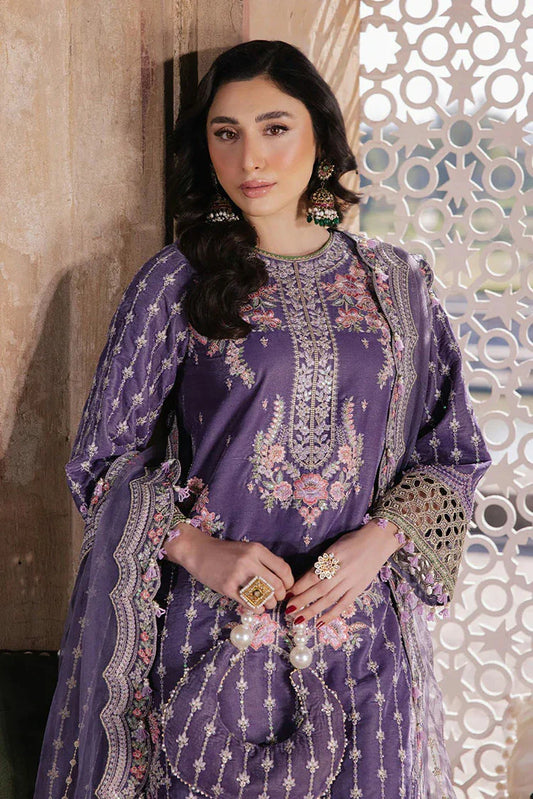 Zarizaa - Mukhtar e Khaas Festive Velvet Collection - 01 Unab - Unstitched