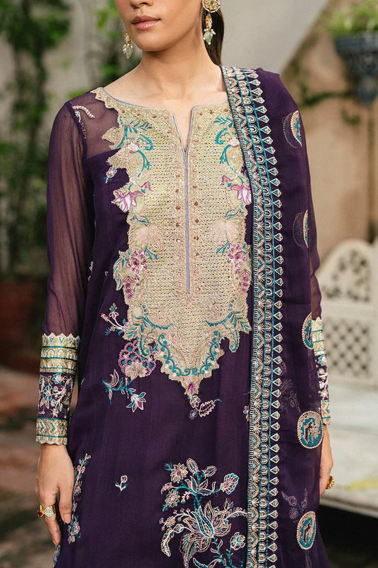 Freesia - Gulnaar Luxury Chiffon Collection - Polina-FSU-5650 - Unstitched