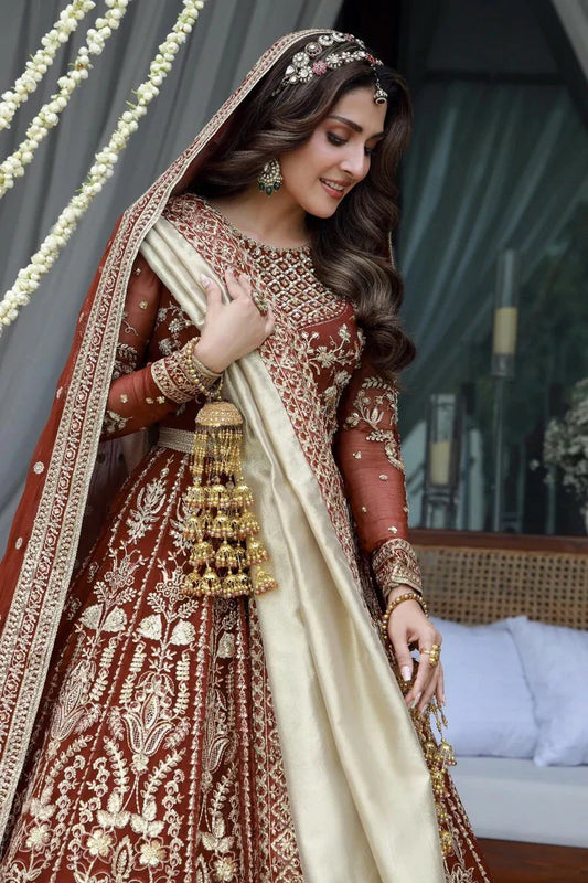 Gulmina - Luxury Handwork Chiffon Collection - 01-Eshaal - Unstitched