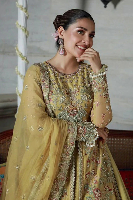 Gulmina - Luxury Handwork Chiffon Collection - 02-Ayeza - Unstitched