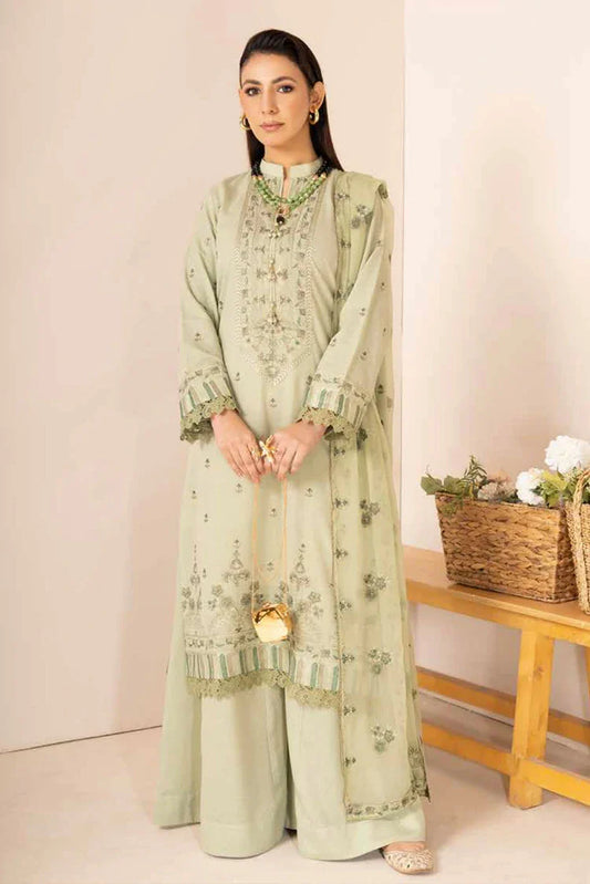 Noor e Fajar - Hania Embroidered Karandi Collection - KR-190 - Unstitched
