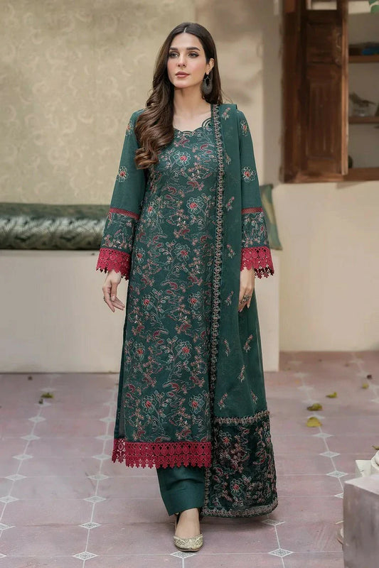 Noor e Fajar - Mehru Embroidered Karandi Collection - KR-178 - Unstitched