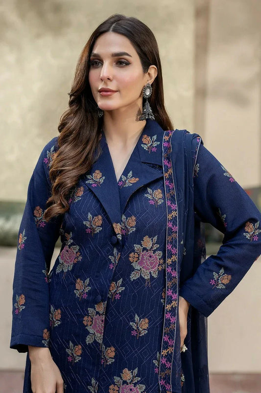 Noor e Fajar - Mehru Embroidered Karandi Collection - KR-182 - Unstitched