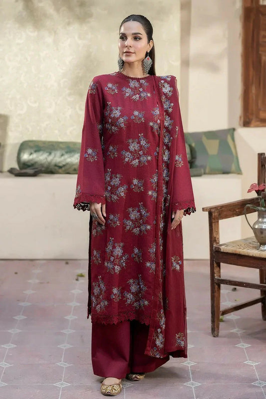 Noor e Fajar - Mehru Embroidered Karandi Collection - KR-184 - Unstitched