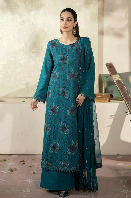 Noor e Fajar - Mehru Embroidered Karandi Collection - KR-189 - Unstitched