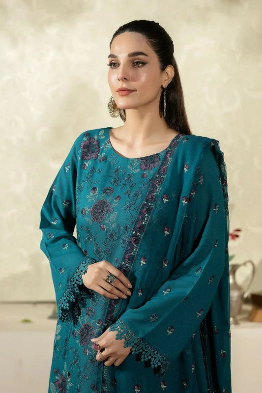 Noor e Fajar - Mehru Embroidered Karandi Collection - KR-189 - Unstitched