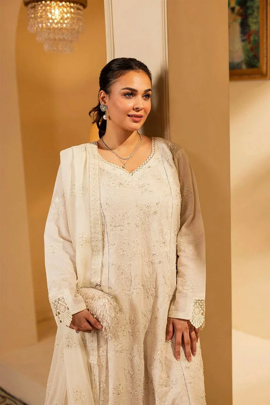 Noor e Fajar - Apana Embroidered Karandi Collection - KR-216 - Unstitched