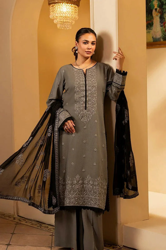 Noor e Fajar - Apana Embroidered Karandi Collection - KR-217 - Unstitched