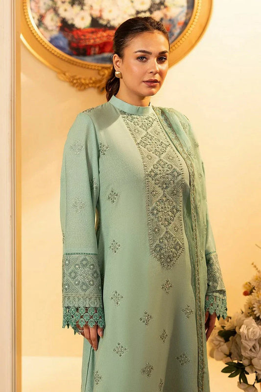 Noor e Fajar - Apana Embroidered Karandi Collection - KR-218 - Unstitched