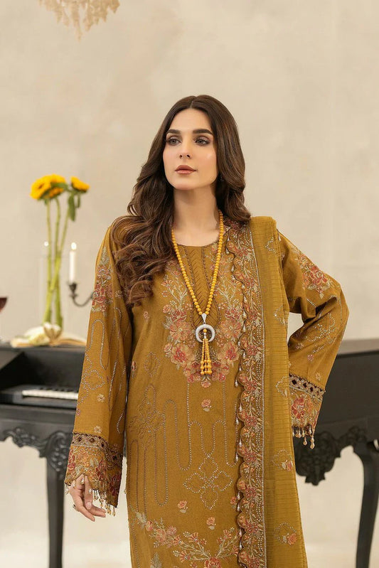 Raeesa - Dehleez Embroidered Karandi Collection - DK-002 - Unstitched