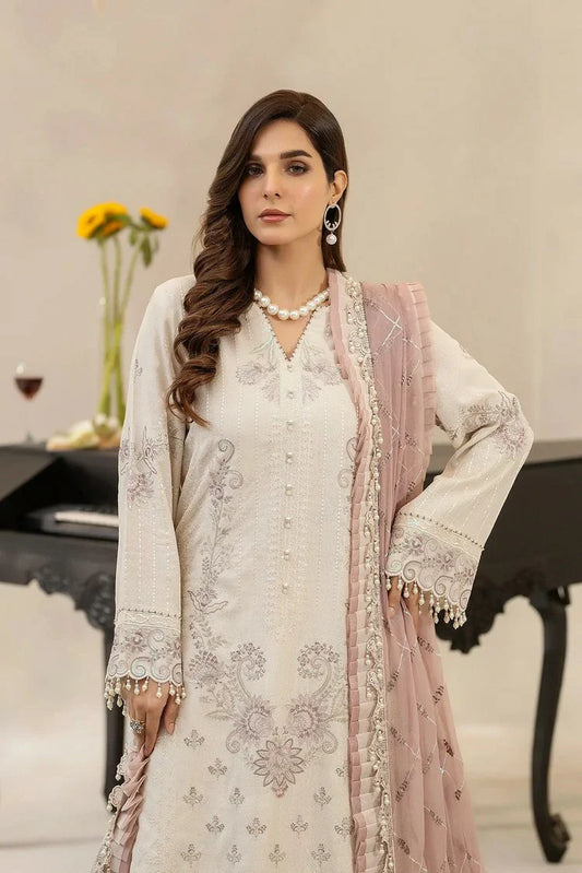 Raeesa - Dehleez Embroidered Karandi Collection - DK-005 - Unstitched