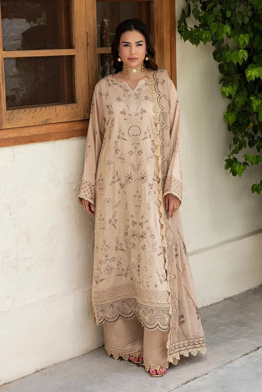 Raeesa - Seraya Embroidered Viscose Silk Collection - SR-02 - Unstitched