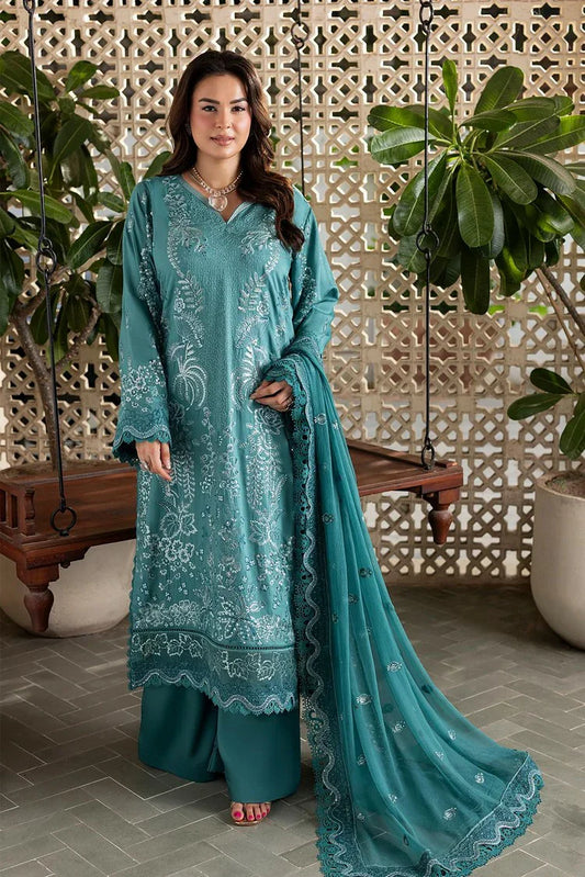 Raeesa - Seraya Embroidered Viscose Silk Collection - SR-04 - Unstitched