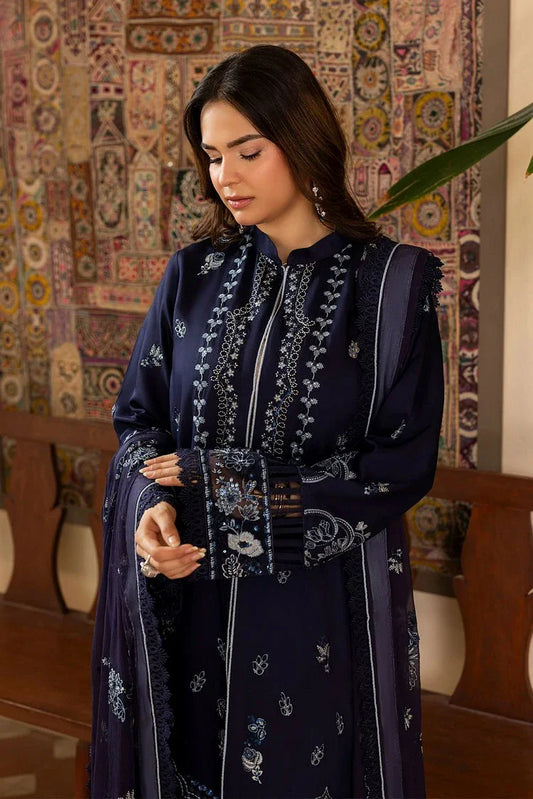 Raeesa - Seraya Embroidered Viscose Silk Collection - SR-05 - Unstitched