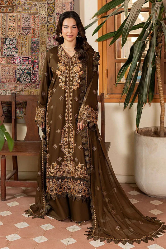 Raeesa - Seraya Embroidered Viscose Silk Collection - SR-06 - Unstitched