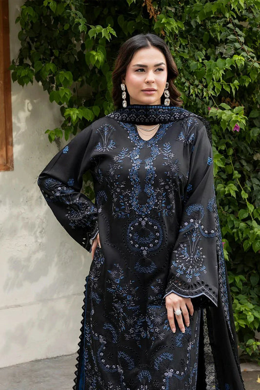 Raeesa - Seraya Embroidered Viscose Silk Collection - SR-07 - Unstitched