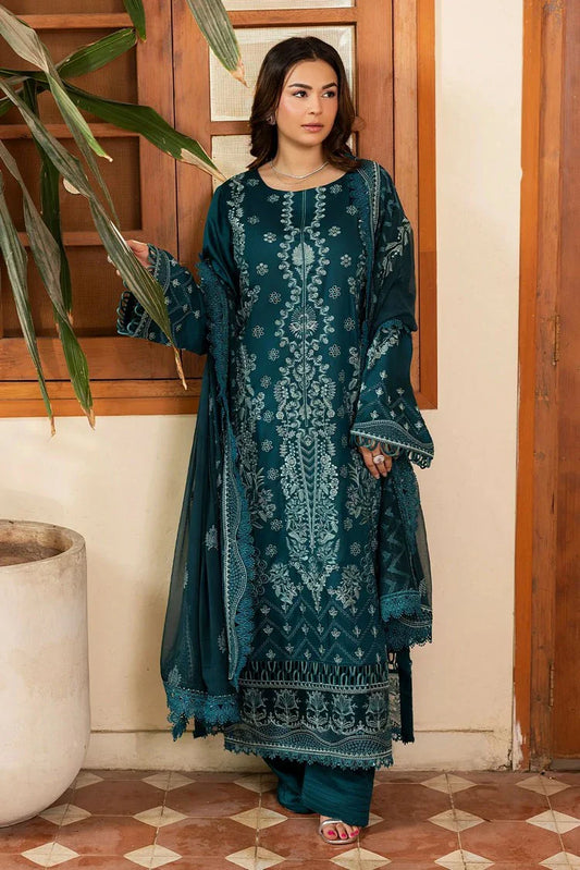 Raeesa - Seraya Embroidered Viscose Silk Collection - SR-08 - Unstitched