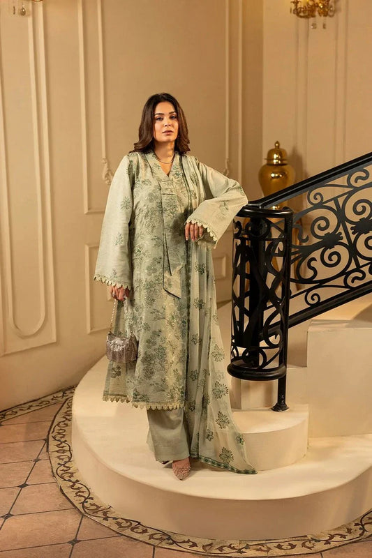 Noor e Fajar - Shahtaj Embroidered Karandi Collection - KR-200 - Unstitched