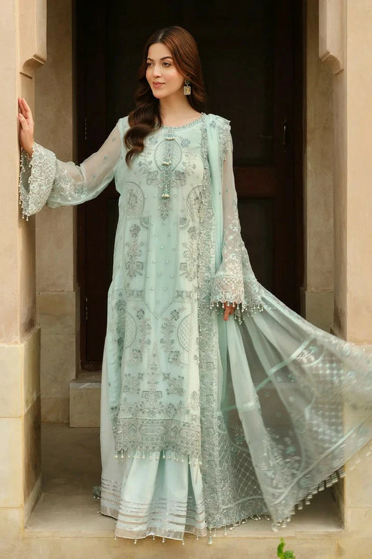 Raeesa - Inayat Luxury Embroidered Chiffon Collection - HU-51 - Unstitched