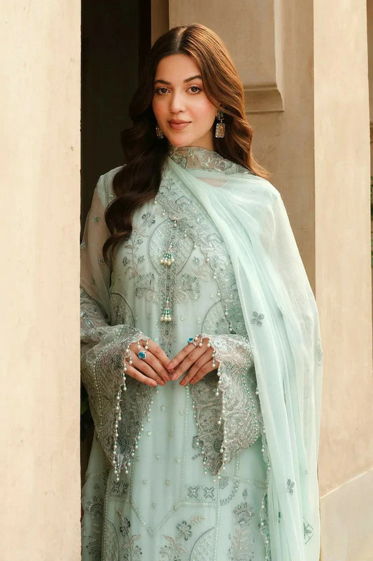 Raeesa - Inayat Luxury Embroidered Chiffon Collection - HU-51 - Unstitched