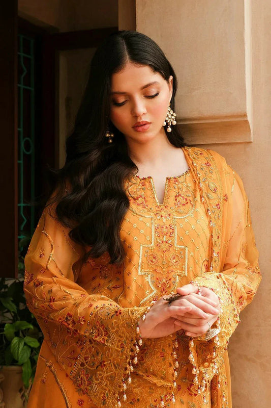 Raeesa - Inayat Luxury Embroidered Chiffon Collection - HU-54 - Unstitched