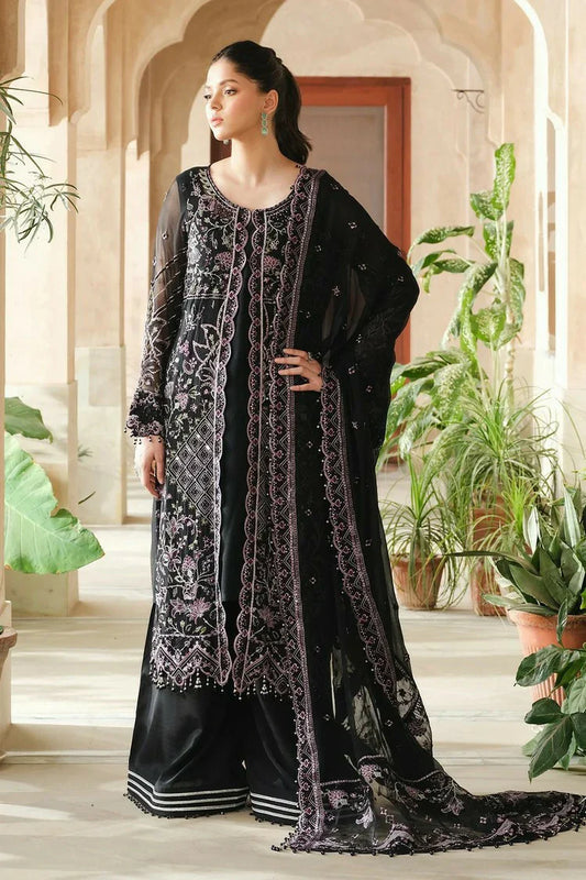 Raeesa - Inayat Luxury Embroidered Chiffon Collection - HU-55 - Unstitched