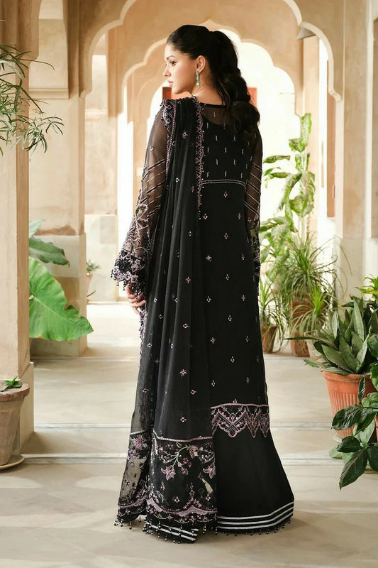 Raeesa - Inayat Luxury Embroidered Chiffon Collection - HU-55 - Unstitched