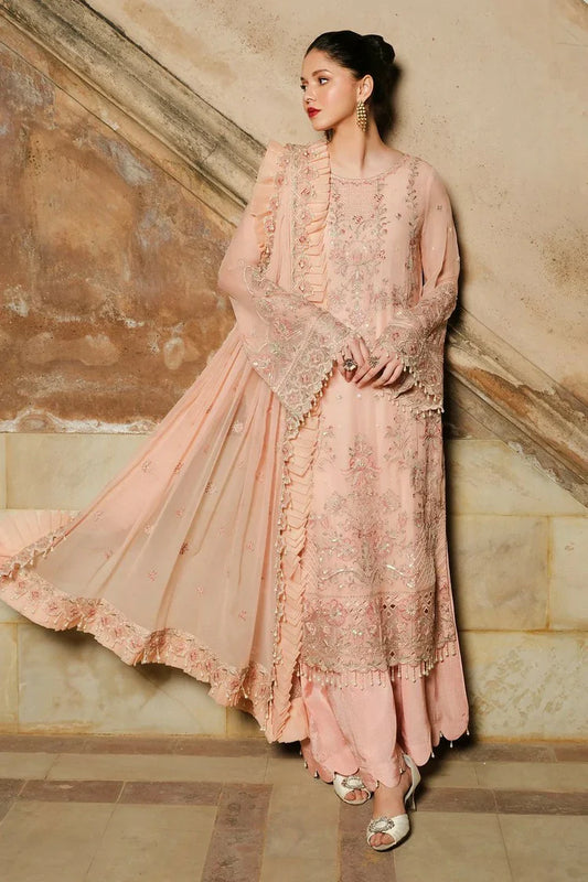Raeesa - Inayat Luxury Embroidered Chiffon Collection - HU-58 - Unstitched