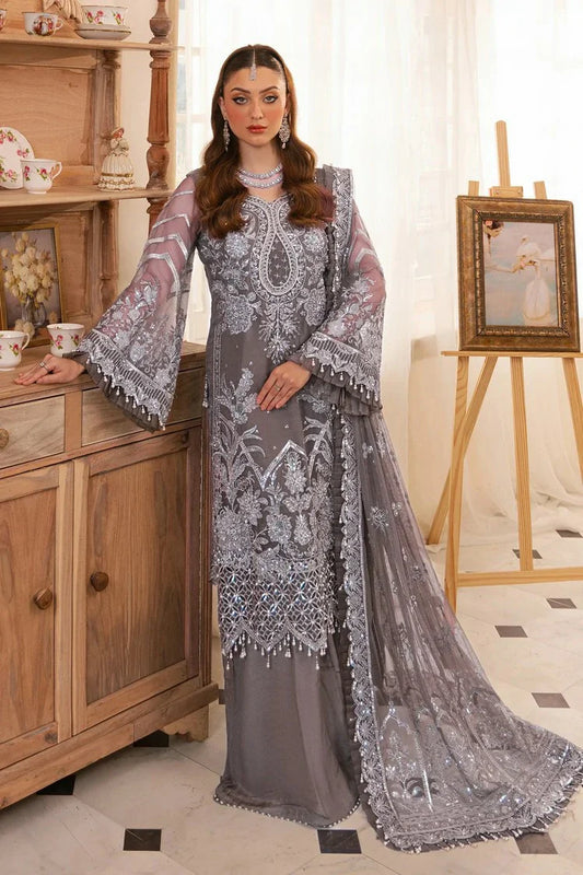 Raeesa - Ada Luxury Chiffon Collection - HU-45 Mara - Unstitched