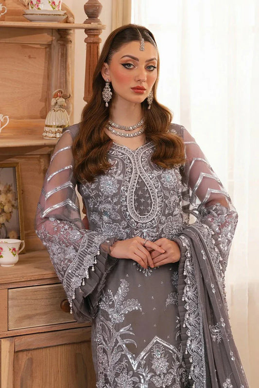 Raeesa - Ada Luxury Chiffon Collection - HU-45 Mara - Unstitched