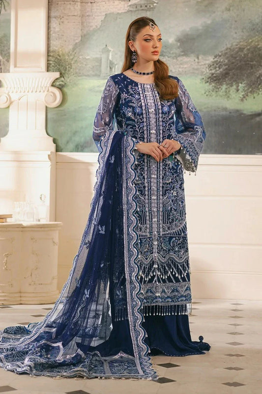 Raeesa - Ada Luxury Chiffon Collection - HU-48 Meeri - Unstitched
