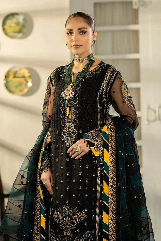 Raeesa - Dehleez Luxury Chiffon Collection Vol 3 - DL-1023-Rang-e-Vasl - Unstitched