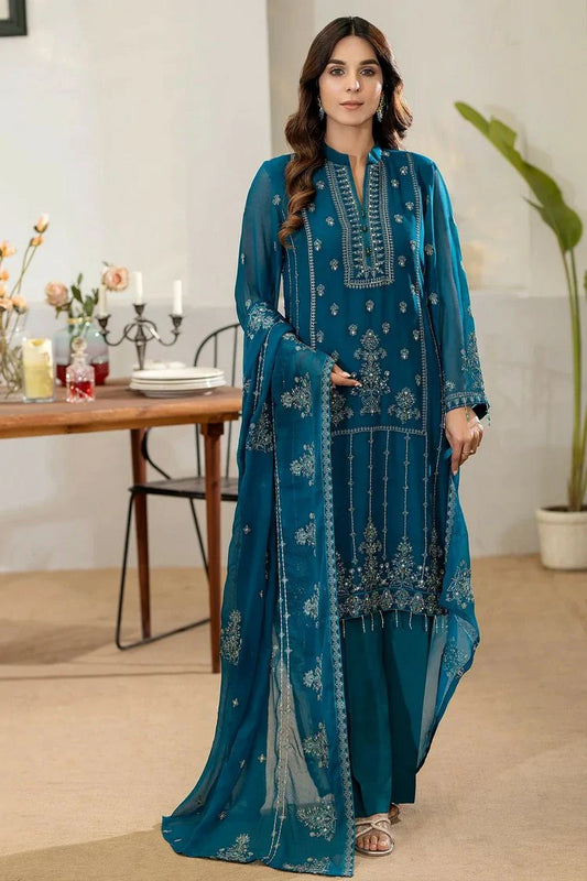 Noor e Fajar - Bakhtawar Embroidered Chiffon Collection Vol 2 - SN-115 - Unstitched