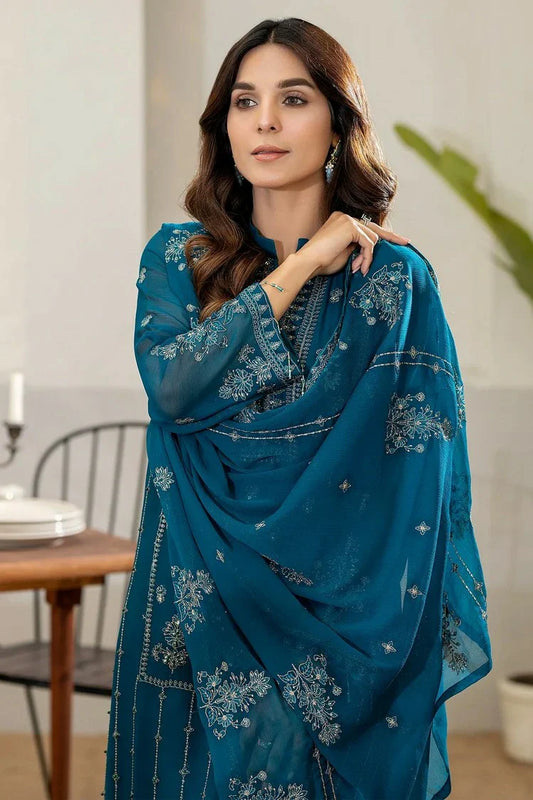 Noor e Fajar - Bakhtawar Embroidered Chiffon Collection Vol 2 - SN-115 - Unstitched