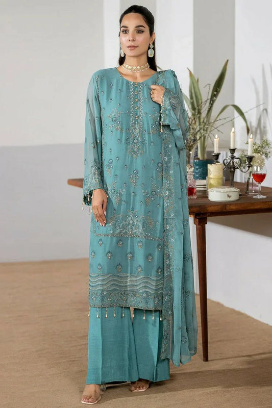 Noor e Fajar - Bakhtawar Embroidered Chiffon Collection Vol 2 - SN-120 - Unstitched