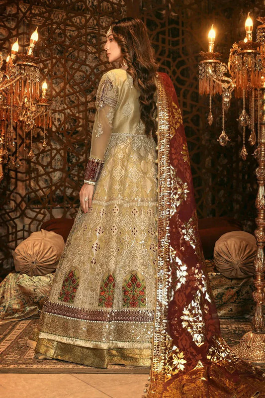 Raeesa - Nooraniyat Wedding Edition - D1-Camel Golden Skin - Unstitched