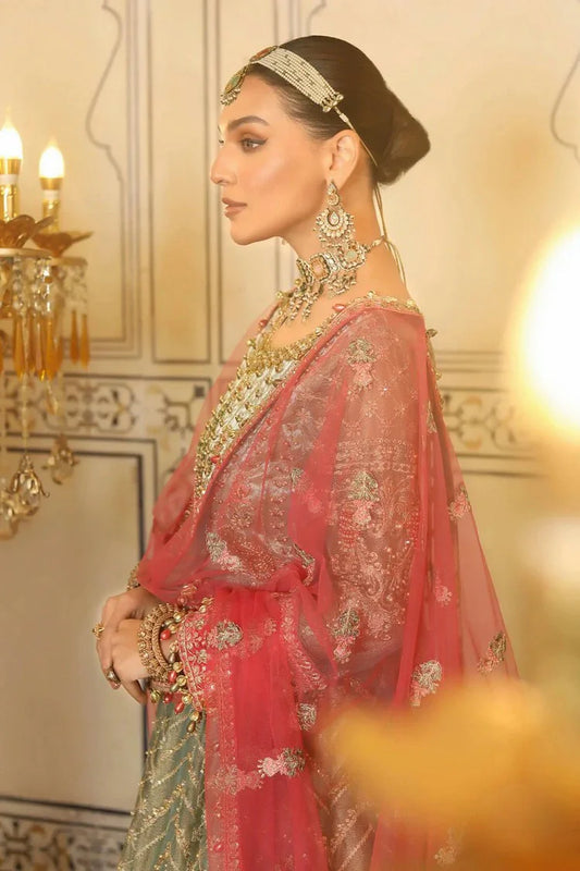 Raeesa - Nooraniyat Wedding Edition - D5-Mint Green - Unstitched