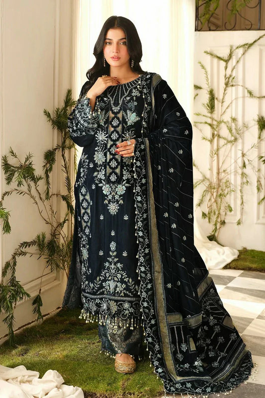 Raeesa - Sheen Luxury Velvet - HV-05-Zeve - Unstitched